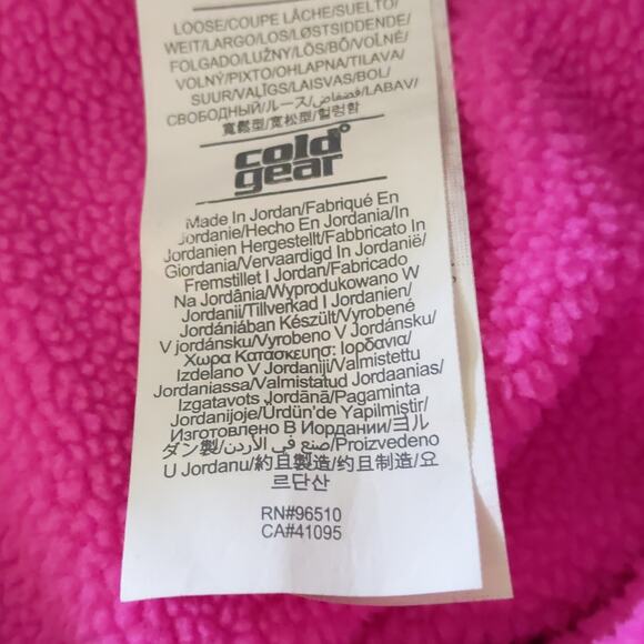 Under Armour Logo Hoodie Women's Pullover Cold Gear Size Large - Picture 6 of 7